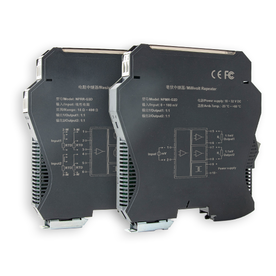 J9直营集团MIK-SGR600电阻毫伏中继器485通讯信号隔离器