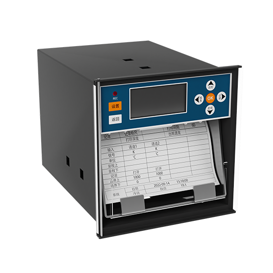 J9直营集团R1200 1-12路 液晶智能 打印有纸记录仪 电流/电压/温度/压力